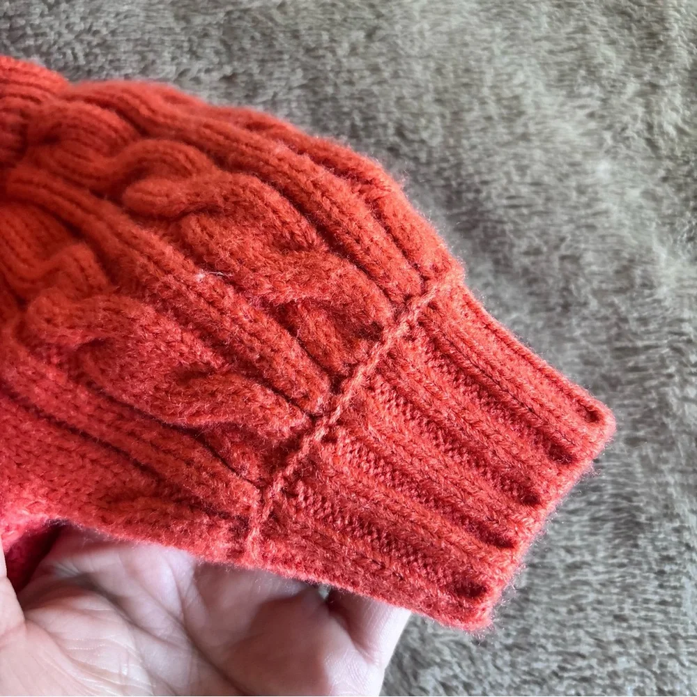 Janie and Jack  Cable Knit Turtleneck 
Girl size 6/12 Months - Picture 7 of 9